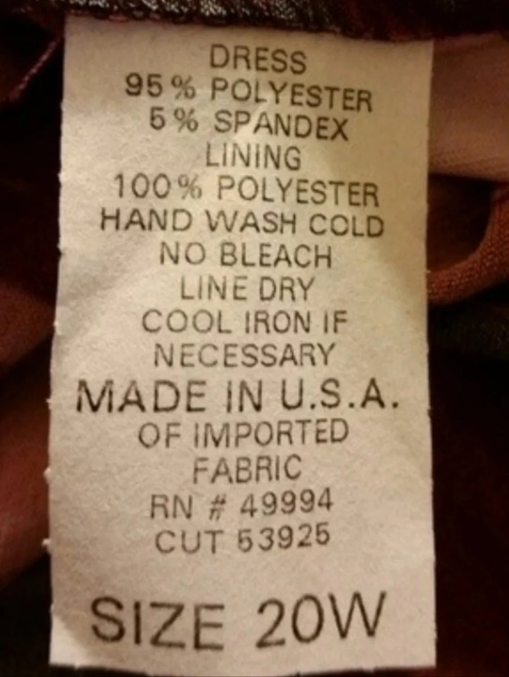 20W R&M Richards Dress - Picture 5 of 5